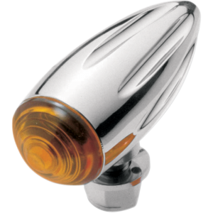 B/MILLED MARKER LIGHT W/AMBER (PR) P/ONE