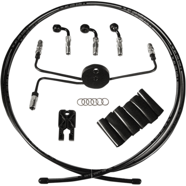 CLUTCH LINE KIT BYO BLACK Strictly VTwin