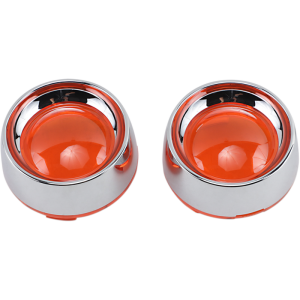 BEZELS W/AMBER F/DEUCE STYLE T/SIGN (PR) PN 2108