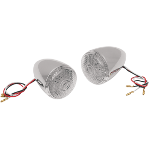 LED REAR DEUCE T/SIGNAL RED W/CLR LEN PR