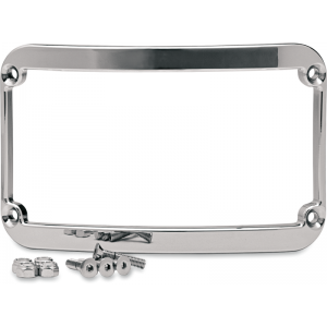 CHROME LIC PLATE FRAME F/ WFB OEM FENDE