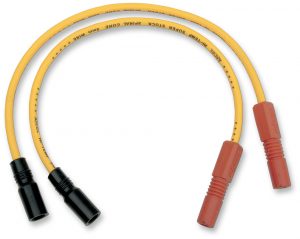 99-08 FLHT 8MM SPARK PLUG WIRE SET YLW