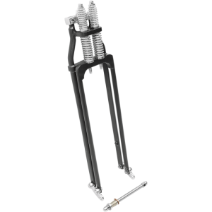 +2" BLK SPRINGER FORKS