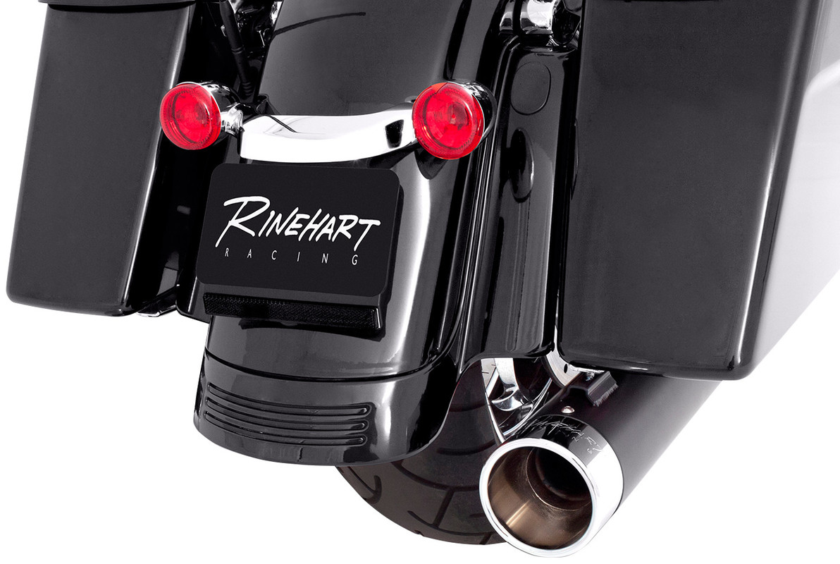 09-16 FLH 2:1 SYSTEM BLK W/CHRM END CAP